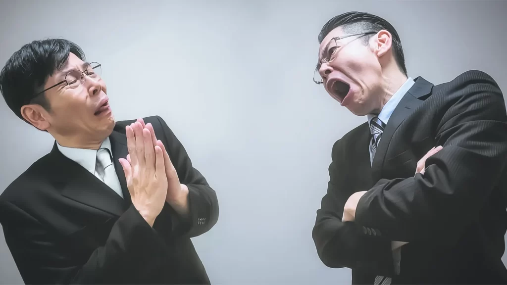 会社での人間関係に疲れる40代独身男性
