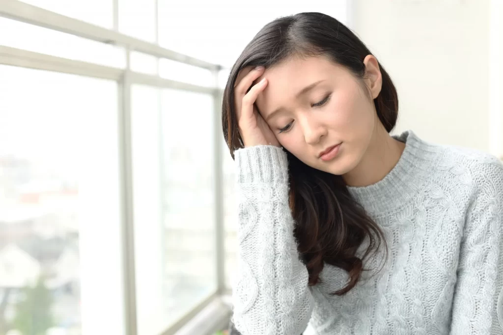 体調の変化に心配し過ぎな40代独身女性