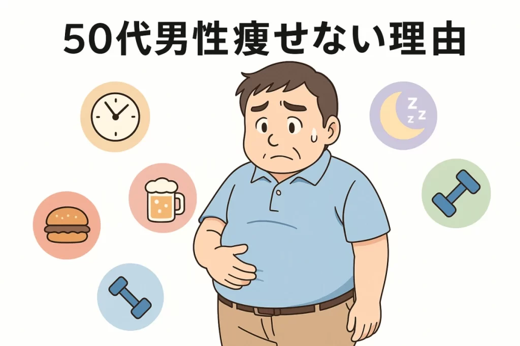 50代男性痩せない理由