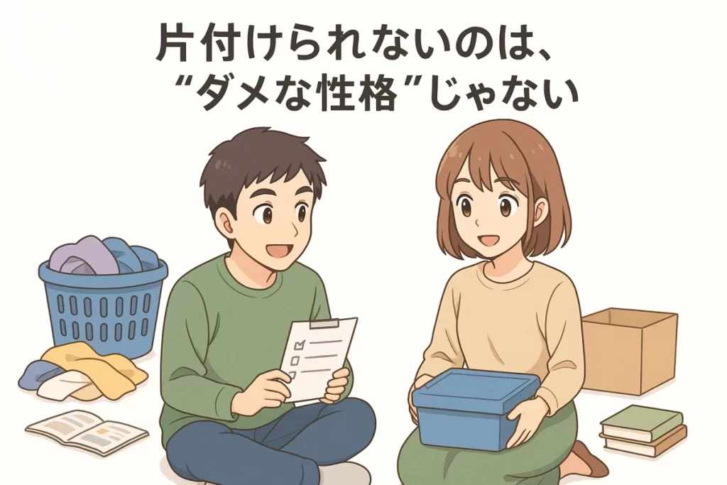 片付けられない症候群はダメな性格ではない